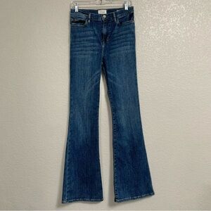 Frame Jeans Womens 28 Le High Flare High Rise Medium Wash Stretch